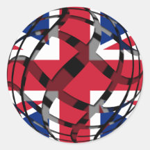 United Kingdom #1 Round Sticker