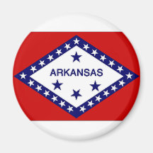 United States Arkansas Flag Refrigerator Magnet