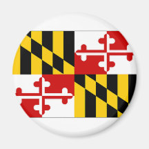 United States Maryland Flag Magnets