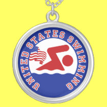 United States Swimming necklaces
