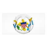 United States Virgin Islands Personalised Photo Card