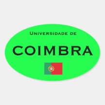 University of Coimbra Euro-style Sticker