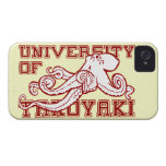 University of Takoyaki Japanese octopus funny food iPhone 4 Case
