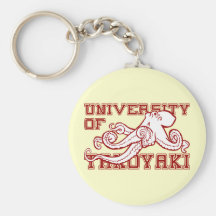 University of Takoyaki Japanese octopus funny Key Chain