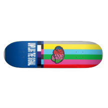 "Unplug the Signal" Old School Skateboard