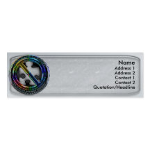 UnPuzzled Autism Awareness Profile Card Business Cards