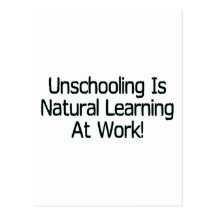 Unschooling Postcard