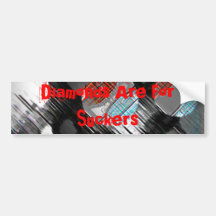 Untitled-1, Diamonds Are For Suckers Bumper Sticker