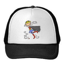 Up and Away Girl Hero Mesh Hats