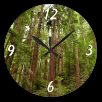 Up to Redwoods Wall Clock wall clocks