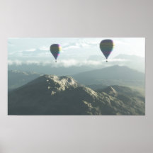 Up Up And Away Balloon ride poster