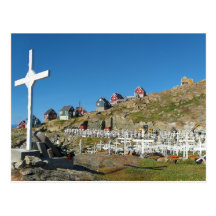 Upernavik Cemetery North West Greenland Panorama Postcards