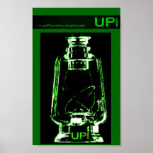 UPI Logo Green Poster