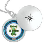 Upload photo to Libra sterling silver locket