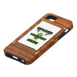 upload to wood illusion border frame iPhone 5 covers