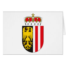 Upper Austria Coat of Arms Greeting Card
