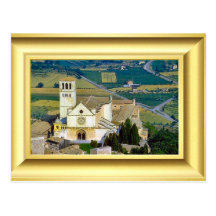 Upper basilica, Assisi, Italy St Francis Postcards