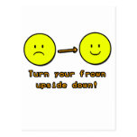 Upside Down Frown Post Cards