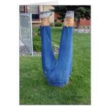 Upside Down in the Ground Card