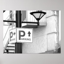 Upstairs Parking Poster