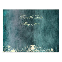 Urban Decay Blue Save the Date Post Card