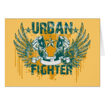 Urban Fighter Greeting Card
