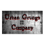Urban Grunge Metal Business Cards