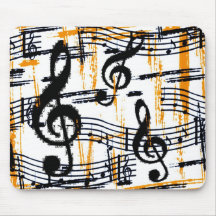 Urban Grunge Music Mousepad