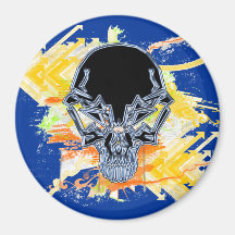 Urban Skull Fridge Magnets