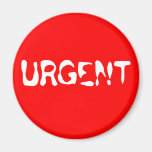 URGENT REFRIGERATOR MAGNET