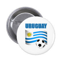 Uruguay Football T-shirts Button