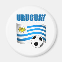 Uruguay Football T-shirts Refrigerator Magnet