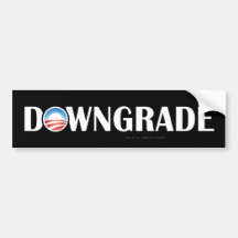 US Credit Downgrade Commemorative Sticker Bumper Stickers