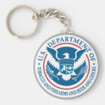 US Department of Tobacco and Firearms and Beer Keychains