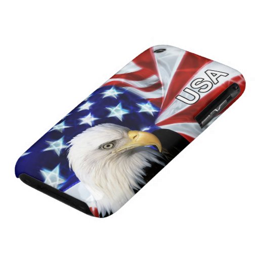 US Flag and Bald Eagle Patriot Case-Mate iPhone 3 Case