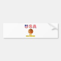 USA 2010 Basketball Champions Bumper Sticker