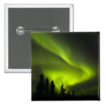 USA, Alaska, Chena Hot Springs. Aurora Borealis 2 Pins