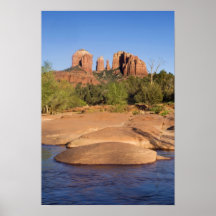 USA, AZ, Cathedral Rocks at Red Rock Crossing Print