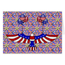 USA Balloon Flight Greeting Cards