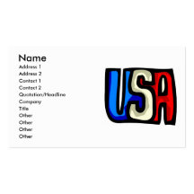 USA Business Card