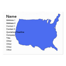 usa business cards large