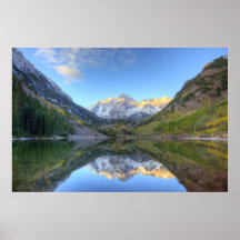 USA, Colorado, Maroon Bells-Snowmass Print