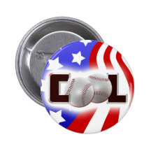 USA Cool Baseball Shine Pins