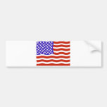 USA Flag Bumper Sticker