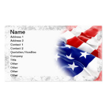 USA Flag Business Card Templates