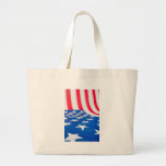 USA Flag Canvas Bag