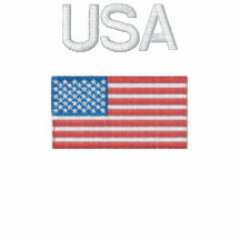 USA Flag Long Sleeve Polo