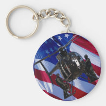 USA FLAG SWAT HELICOPTER KEY CHAIN