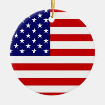 USA FOREVER CHRISTMAS TREE ORNAMENT