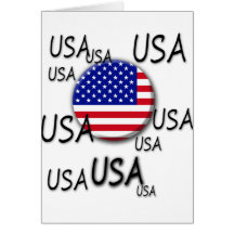 USA Greeting Card
